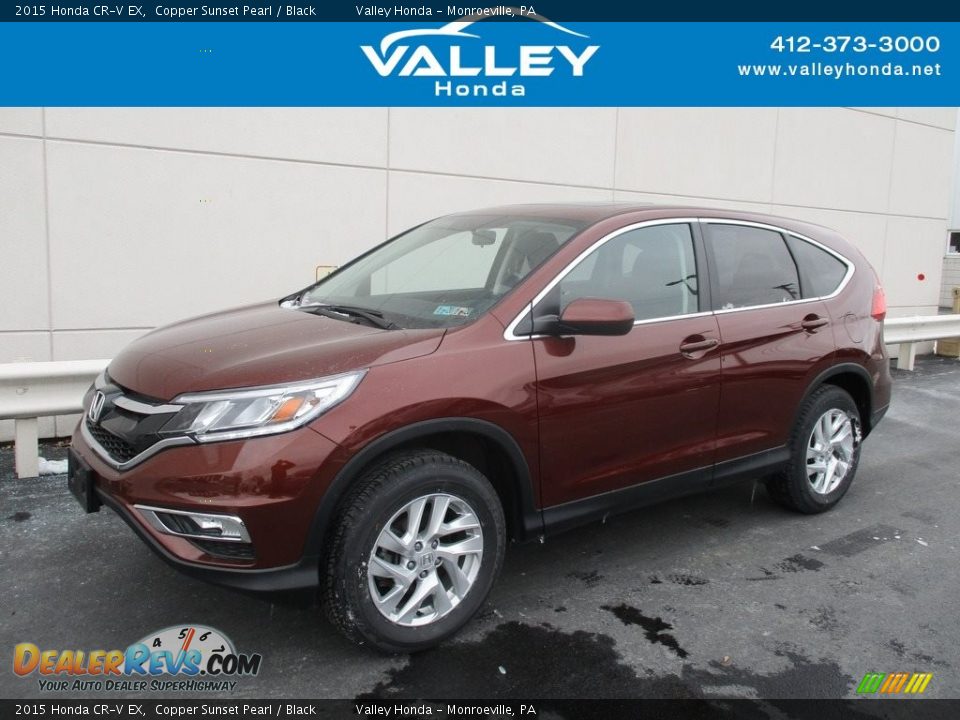 2015 Honda CR-V EX Copper Sunset Pearl / Black Photo #1