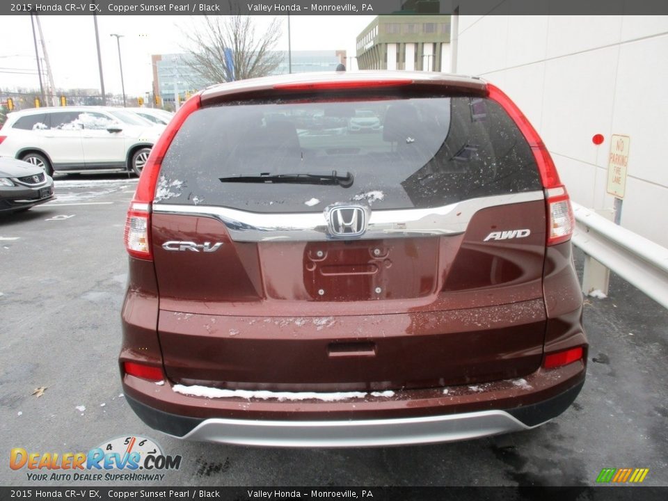 2015 Honda CR-V EX Copper Sunset Pearl / Black Photo #4