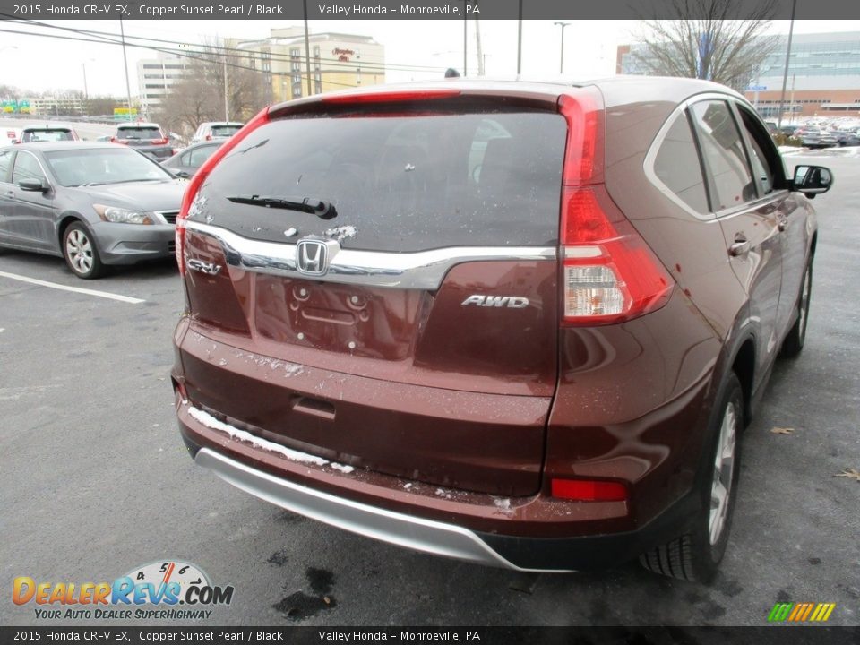 2015 Honda CR-V EX Copper Sunset Pearl / Black Photo #5