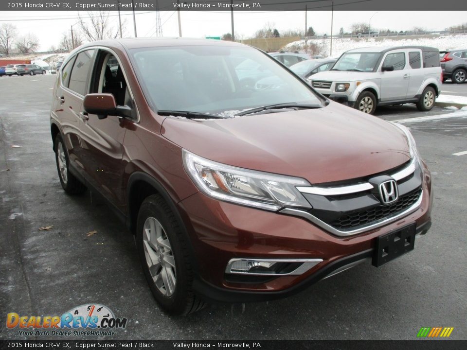 2015 Honda CR-V EX Copper Sunset Pearl / Black Photo #7