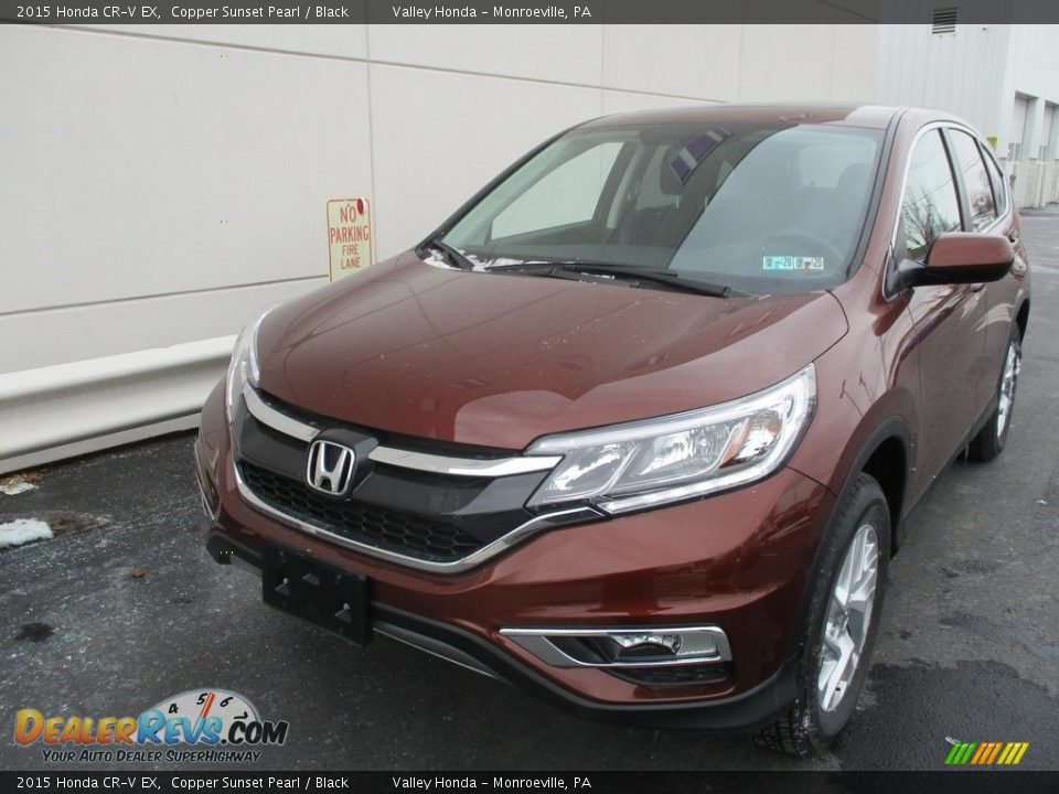 2015 Honda CR-V EX Copper Sunset Pearl / Black Photo #9