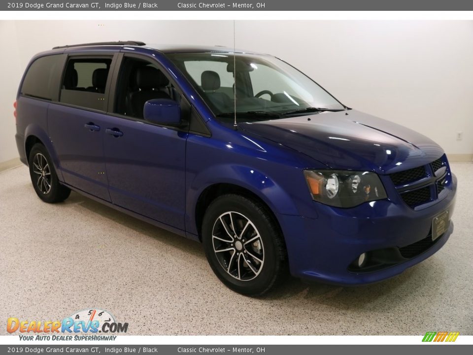 2019 Dodge Grand Caravan GT Indigo Blue / Black Photo #1