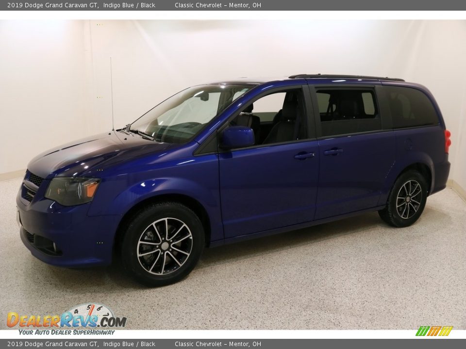 2019 Dodge Grand Caravan GT Indigo Blue / Black Photo #3