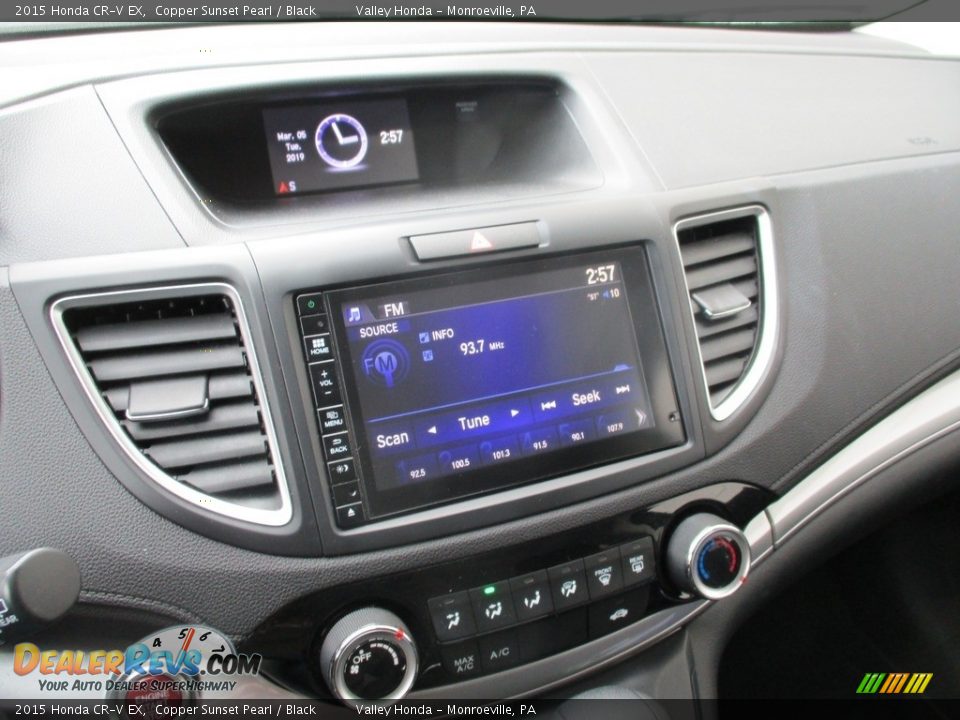 2015 Honda CR-V EX Copper Sunset Pearl / Black Photo #17