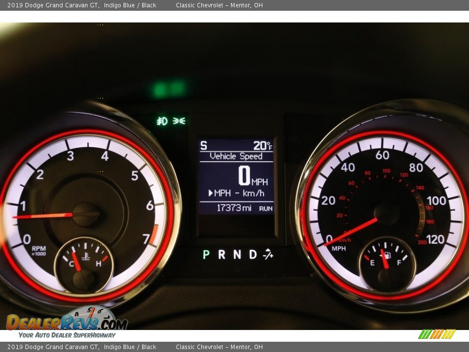 2019 Dodge Grand Caravan GT Indigo Blue / Black Photo #8