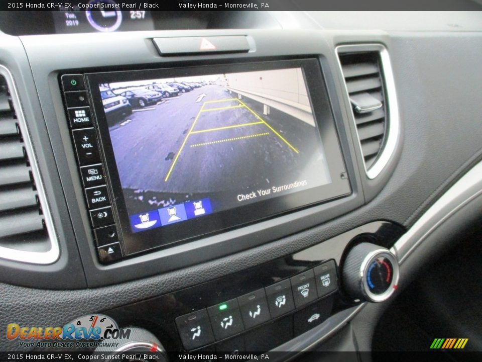 2015 Honda CR-V EX Copper Sunset Pearl / Black Photo #18