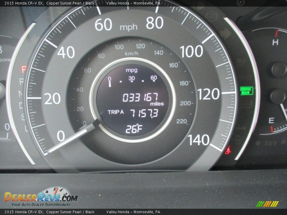 2015 Honda CR-V EX Copper Sunset Pearl / Black Photo #20