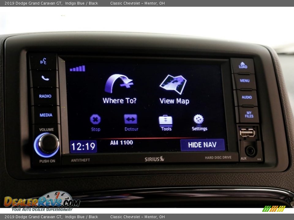2019 Dodge Grand Caravan GT Indigo Blue / Black Photo #12