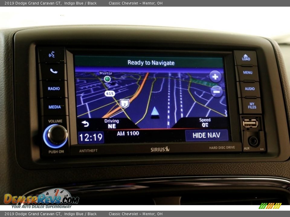 2019 Dodge Grand Caravan GT Indigo Blue / Black Photo #13