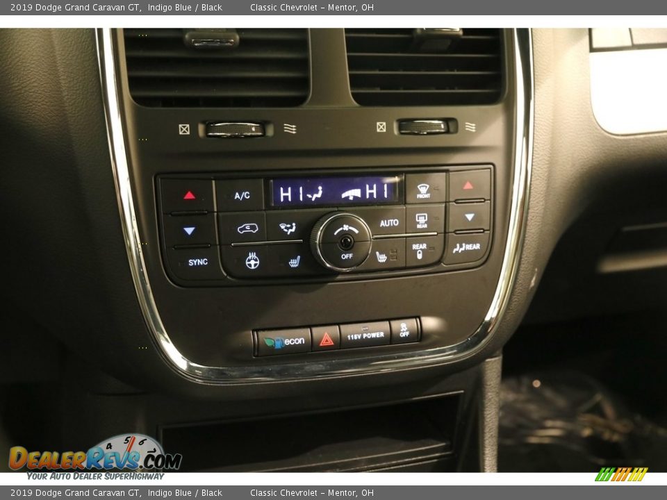 2019 Dodge Grand Caravan GT Indigo Blue / Black Photo #14