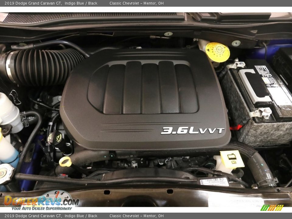 2019 Dodge Grand Caravan GT Indigo Blue / Black Photo #23