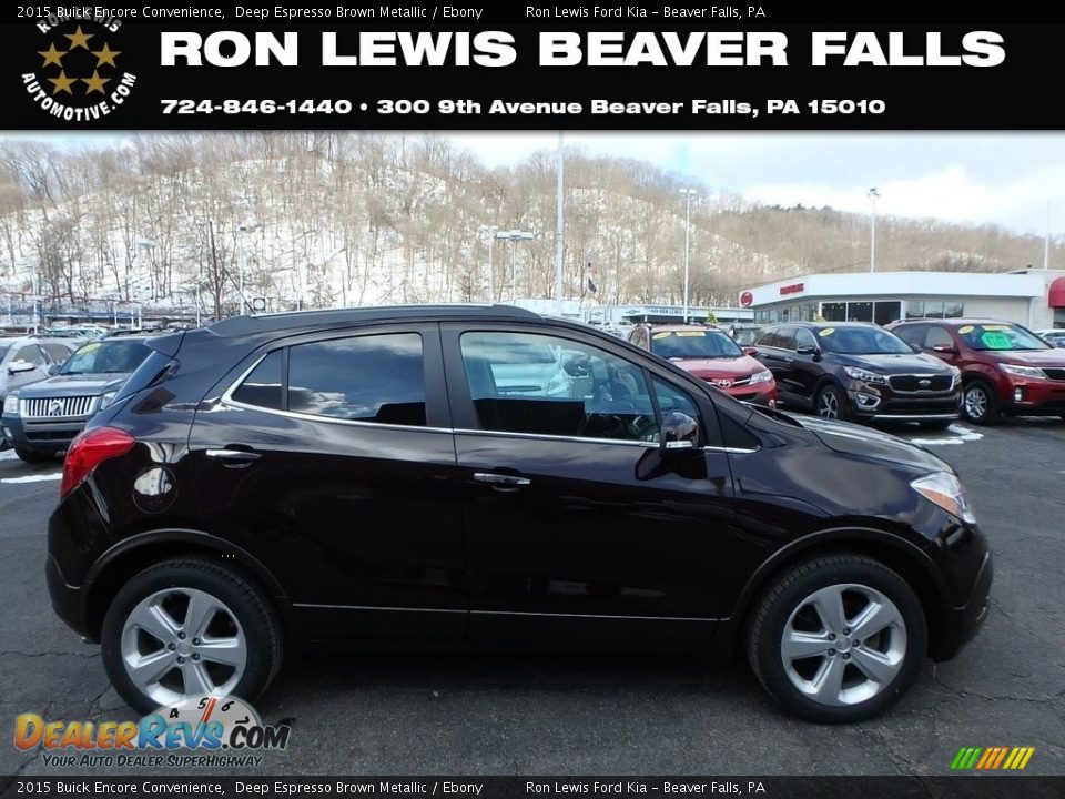 2015 Buick Encore Convenience Deep Espresso Brown Metallic / Ebony Photo #1