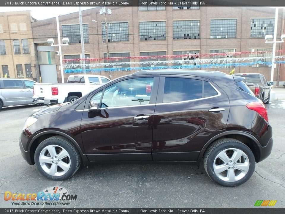 2015 Buick Encore Convenience Deep Espresso Brown Metallic / Ebony Photo #6