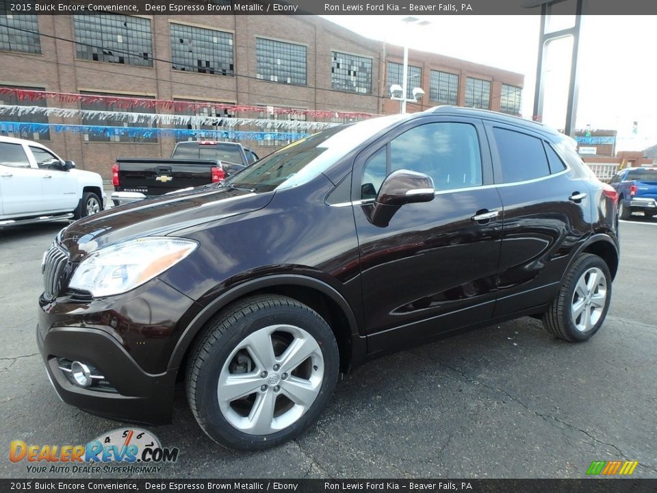 2015 Buick Encore Convenience Deep Espresso Brown Metallic / Ebony Photo #7
