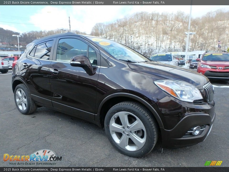 2015 Buick Encore Convenience Deep Espresso Brown Metallic / Ebony Photo #9