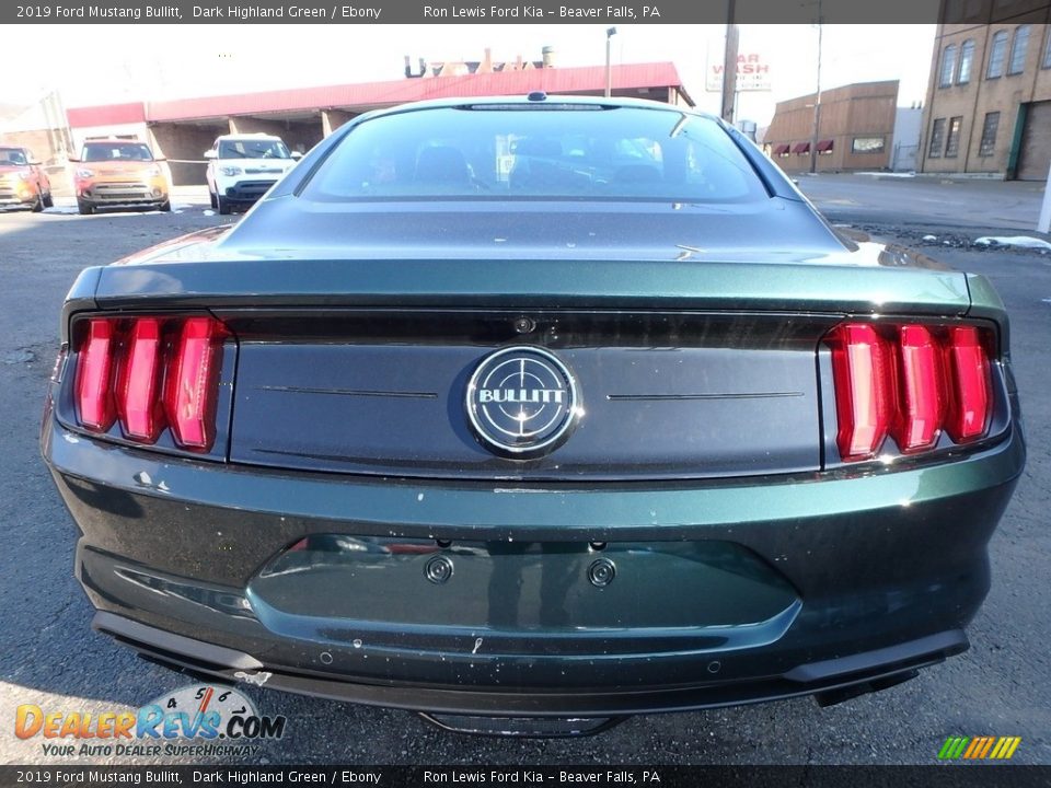 2019 Ford Mustang Bullitt Dark Highland Green / Ebony Photo #3