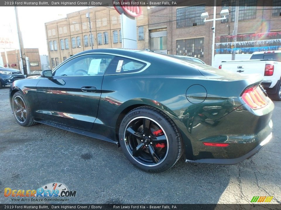 2019 Ford Mustang Bullitt Dark Highland Green / Ebony Photo #4