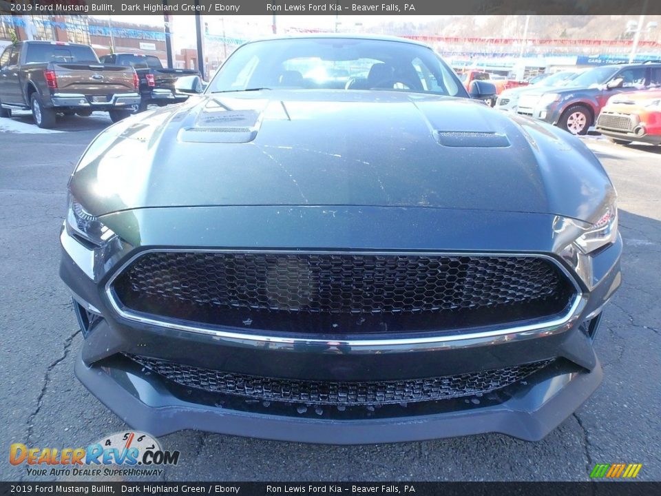 2019 Ford Mustang Bullitt Dark Highland Green / Ebony Photo #7