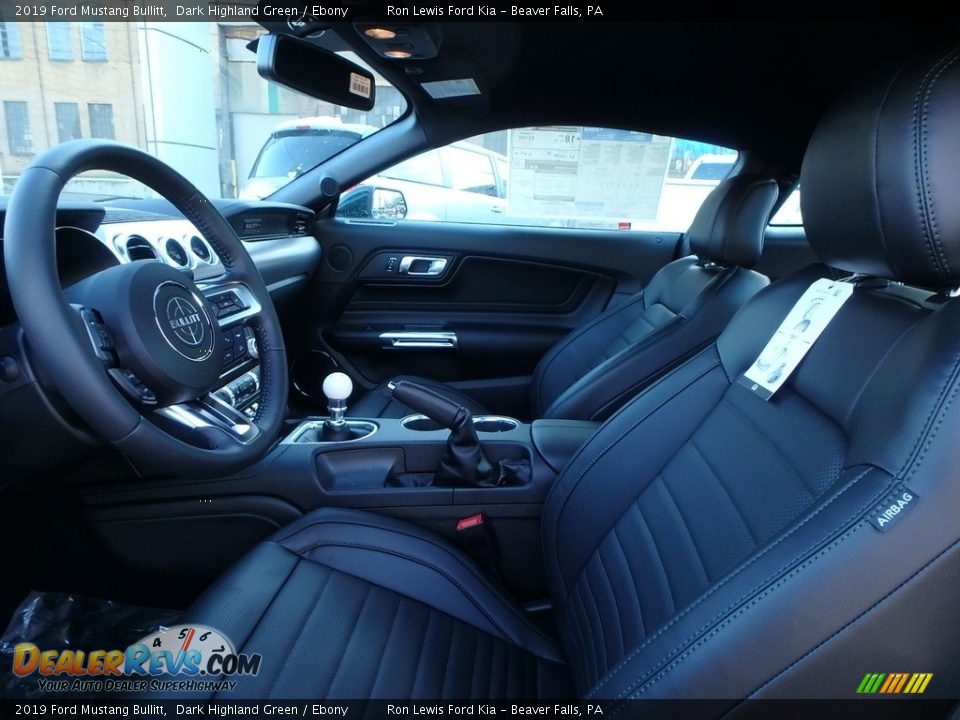 2019 Ford Mustang Bullitt Dark Highland Green / Ebony Photo #11