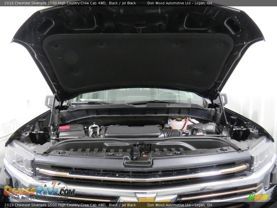 2019 Chevrolet Silverado 1500 High Country Crew Cab 4WD Black / Jet Black Photo #8