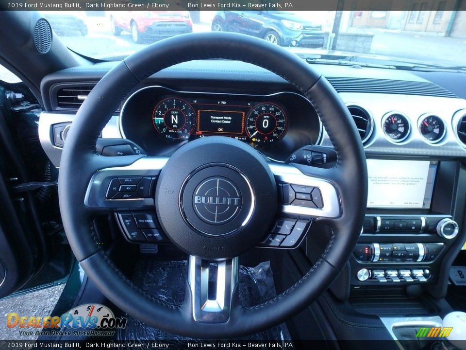 2019 Ford Mustang Bullitt Steering Wheel Photo #17