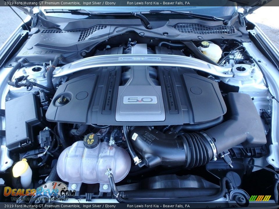 2019 Ford Mustang GT Premium Convertible 5.0 Liter DOHC 32-Valve Ti-VCT V8 Engine Photo #8