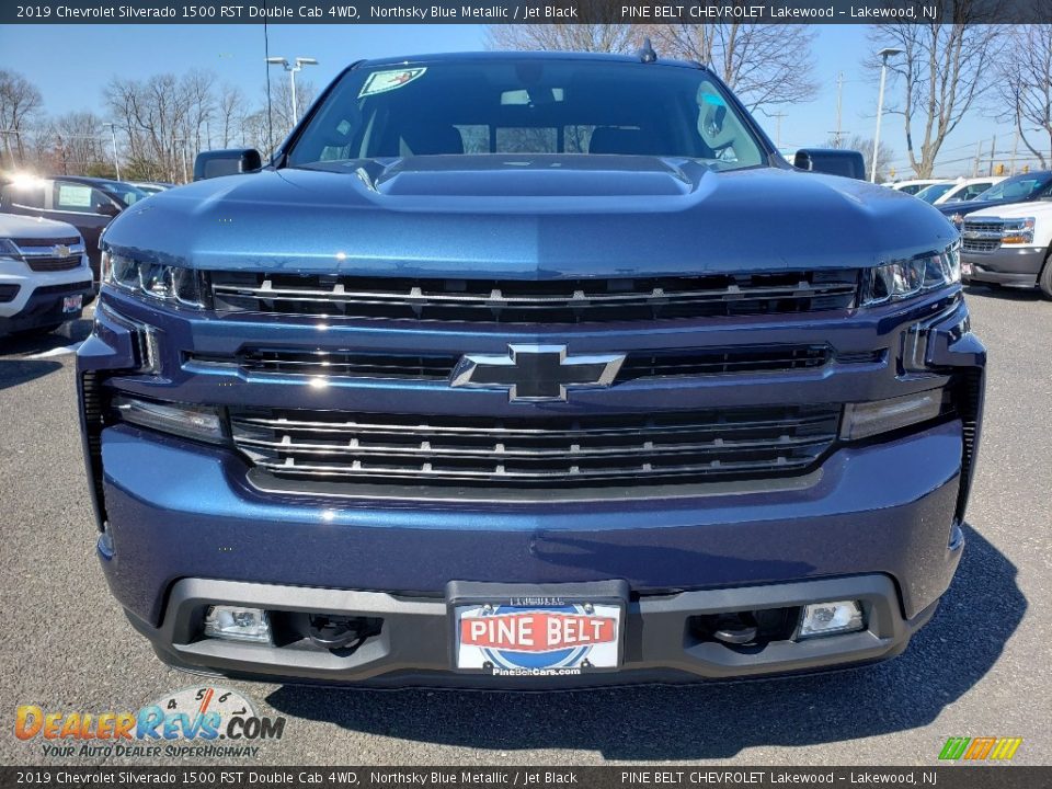 2019 Chevrolet Silverado 1500 RST Double Cab 4WD Northsky Blue Metallic / Jet Black Photo #2