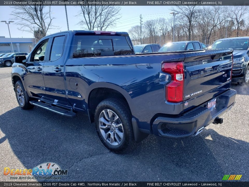 2019 Chevrolet Silverado 1500 RST Double Cab 4WD Northsky Blue Metallic / Jet Black Photo #4