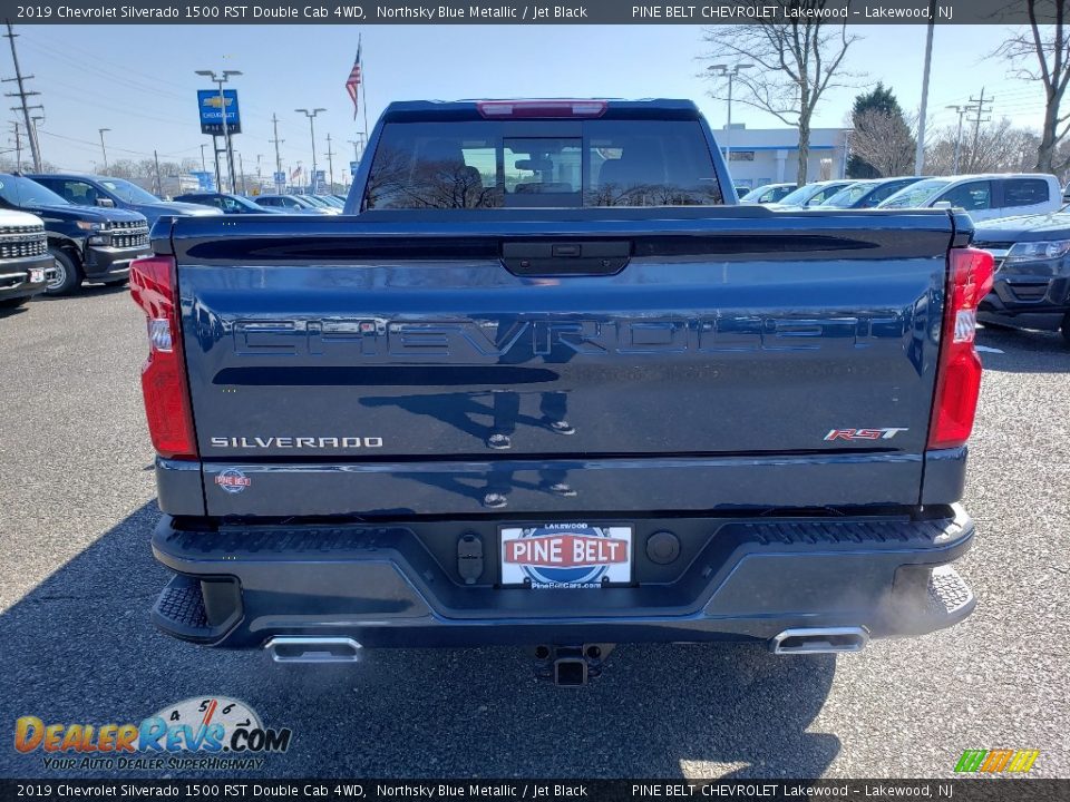 2019 Chevrolet Silverado 1500 RST Double Cab 4WD Northsky Blue Metallic / Jet Black Photo #5