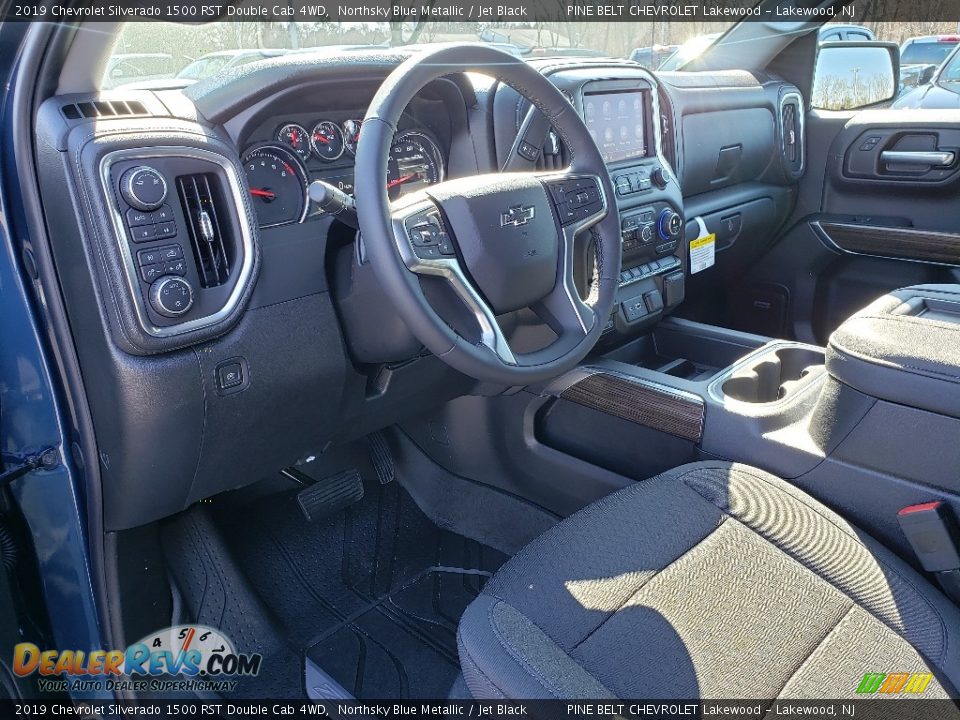 2019 Chevrolet Silverado 1500 RST Double Cab 4WD Northsky Blue Metallic / Jet Black Photo #7