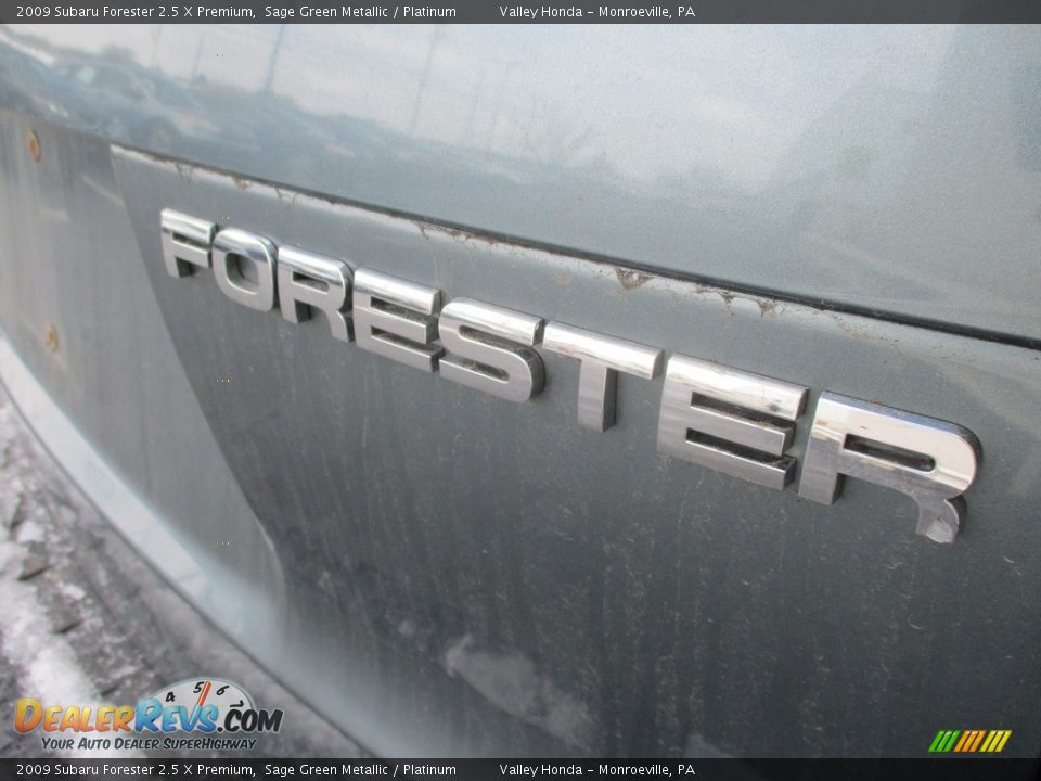 2009 Subaru Forester 2.5 X Premium Sage Green Metallic / Platinum Photo #3