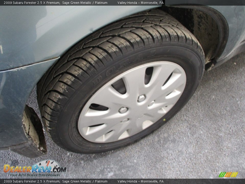 2009 Subaru Forester 2.5 X Premium Sage Green Metallic / Platinum Photo #4