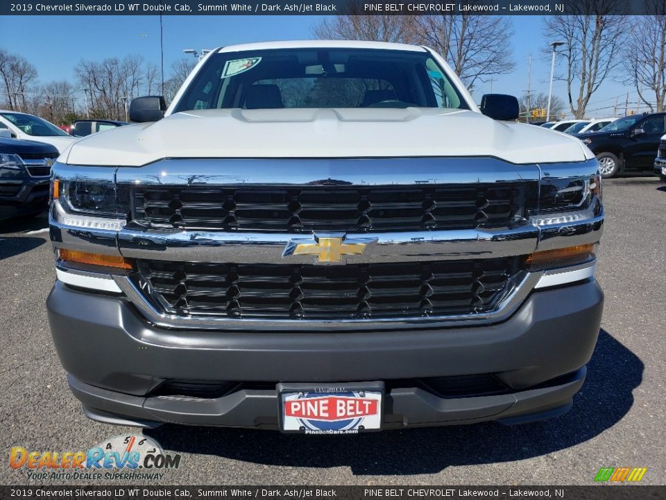 2019 Chevrolet Silverado LD WT Double Cab Summit White / Dark Ash/Jet Black Photo #2