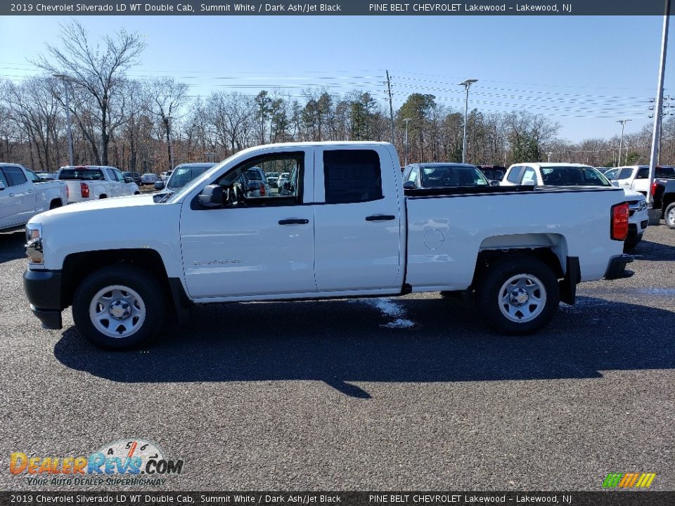 2019 Chevrolet Silverado LD WT Double Cab Summit White / Dark Ash/Jet Black Photo #3