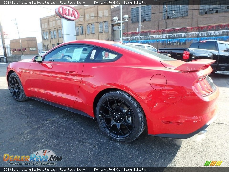 2019 Ford Mustang EcoBoost Fastback Race Red / Ebony Photo #4