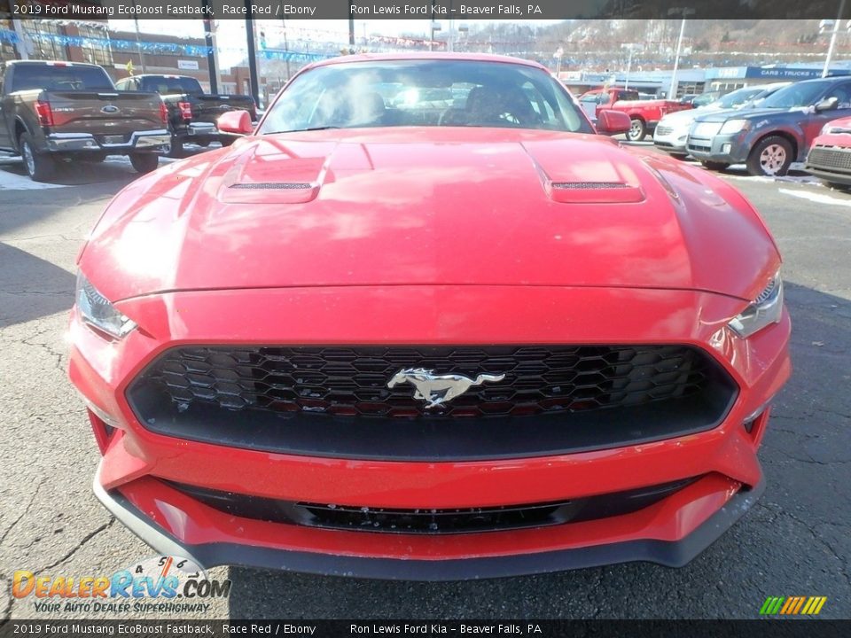 2019 Ford Mustang EcoBoost Fastback Race Red / Ebony Photo #7