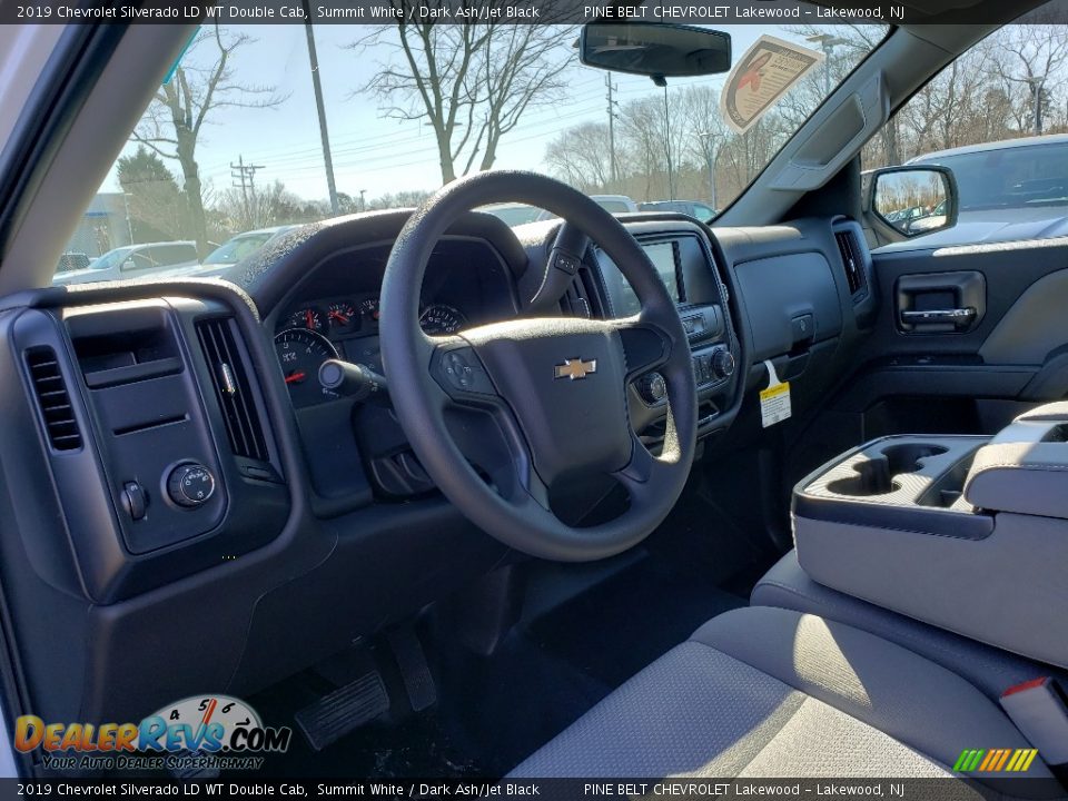 2019 Chevrolet Silverado LD WT Double Cab Summit White / Dark Ash/Jet Black Photo #7