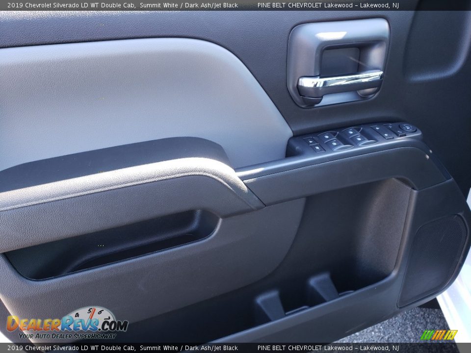 2019 Chevrolet Silverado LD WT Double Cab Summit White / Dark Ash/Jet Black Photo #8