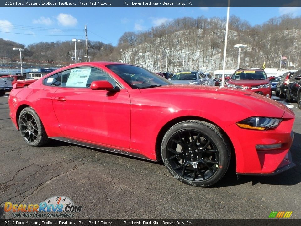 2019 Ford Mustang EcoBoost Fastback Race Red / Ebony Photo #9