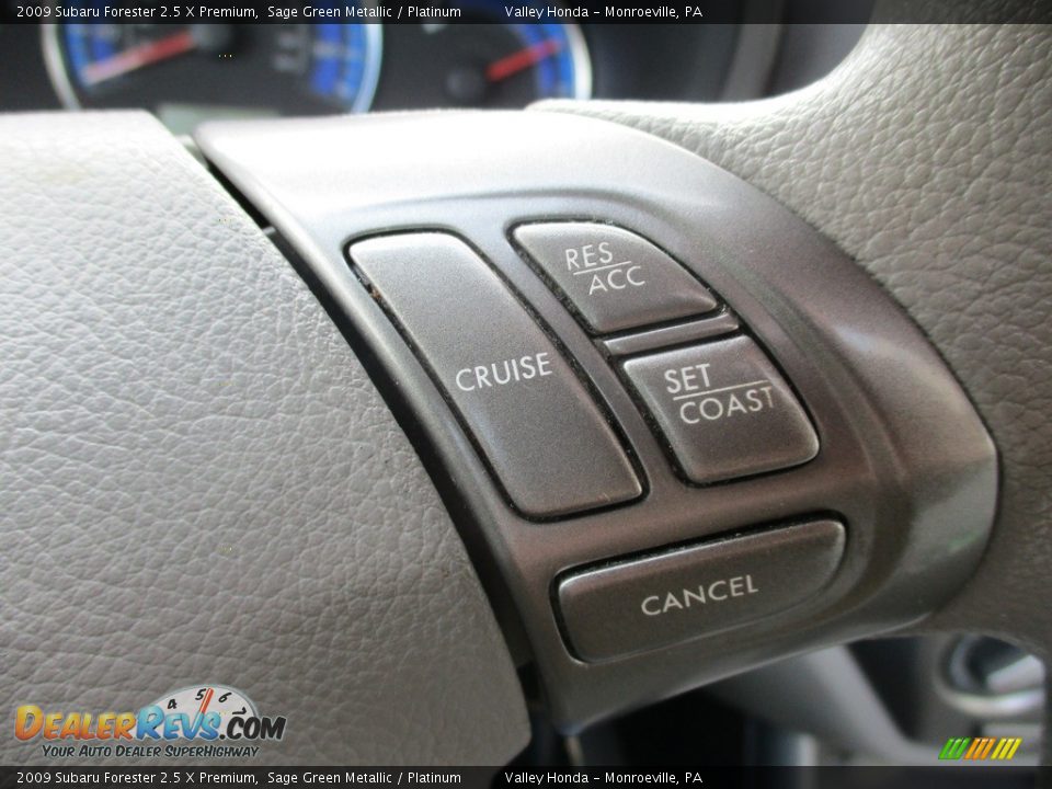 2009 Subaru Forester 2.5 X Premium Sage Green Metallic / Platinum Photo #15