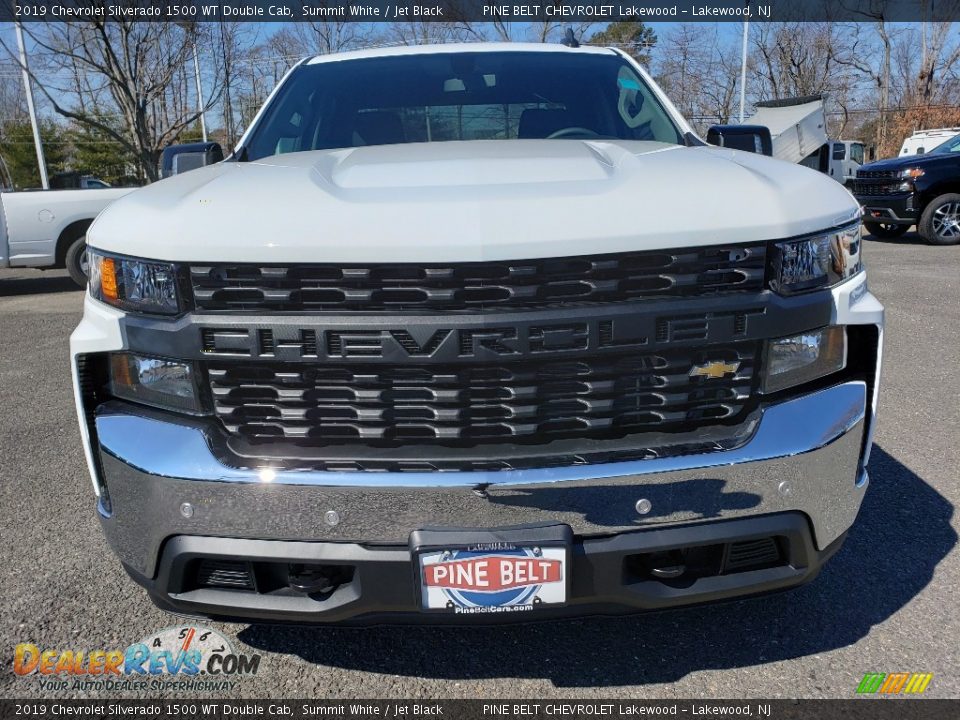 2019 Chevrolet Silverado 1500 WT Double Cab Summit White / Jet Black Photo #2
