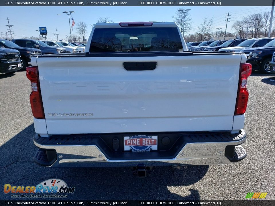 2019 Chevrolet Silverado 1500 WT Double Cab Summit White / Jet Black Photo #5