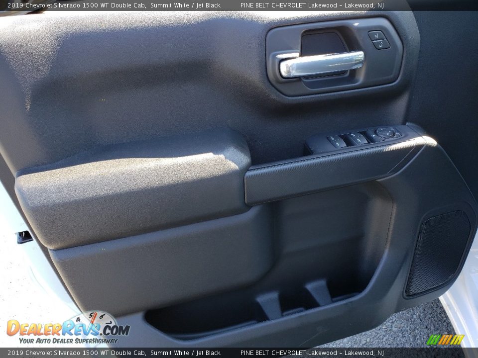 2019 Chevrolet Silverado 1500 WT Double Cab Summit White / Jet Black Photo #7