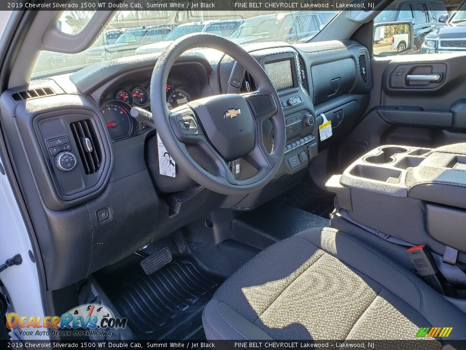 2019 Chevrolet Silverado 1500 WT Double Cab Summit White / Jet Black Photo #9