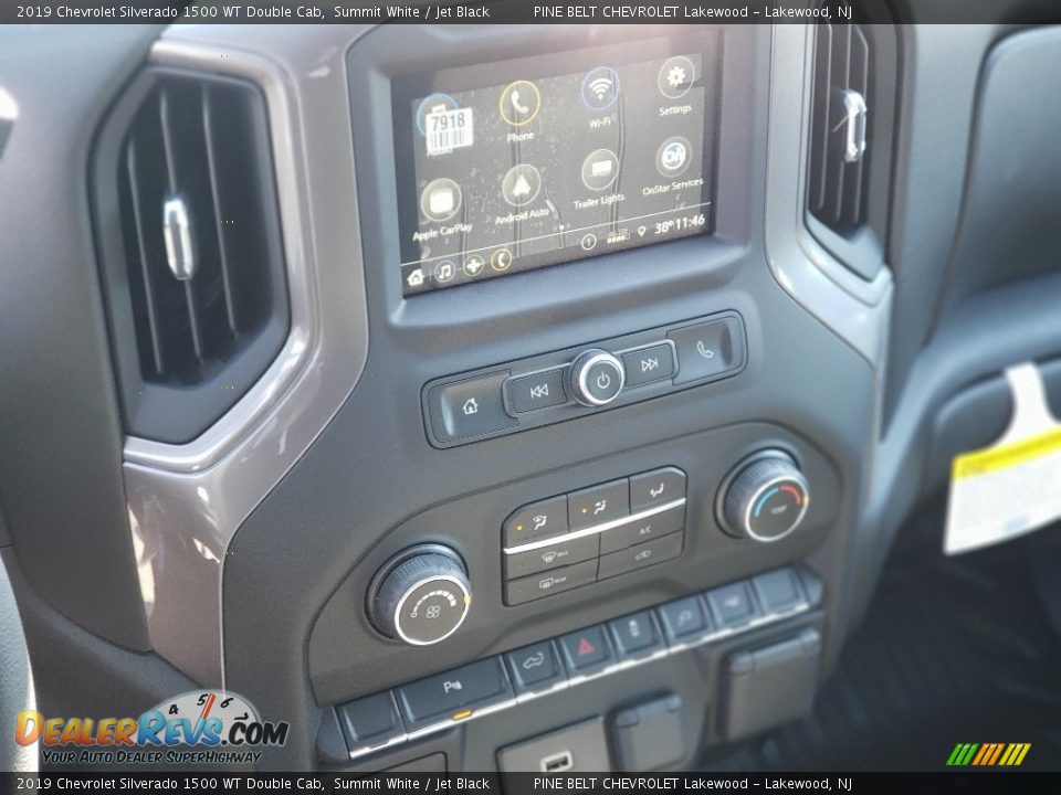 2019 Chevrolet Silverado 1500 WT Double Cab Summit White / Jet Black Photo #10