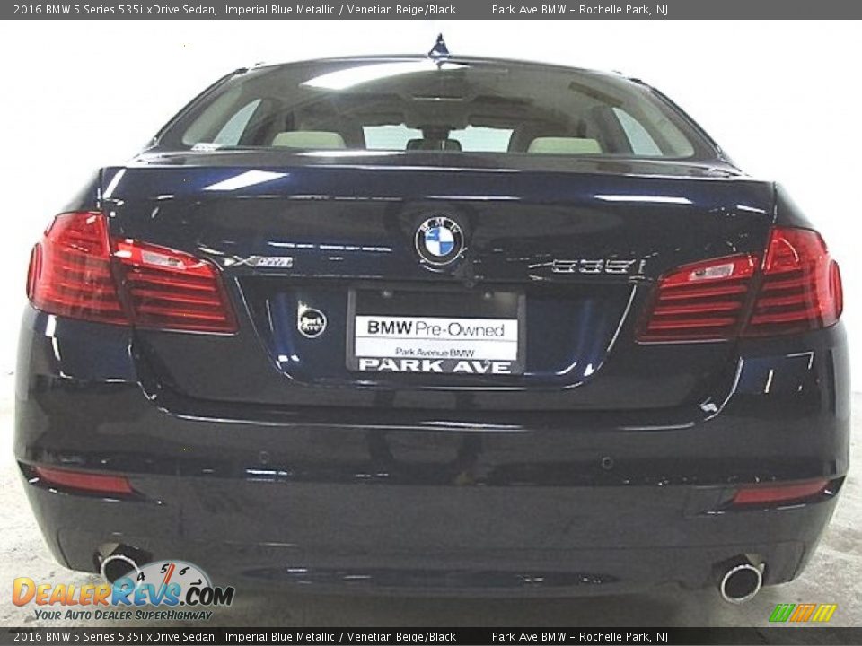 2016 BMW 5 Series 535i xDrive Sedan Imperial Blue Metallic / Venetian Beige/Black Photo #2