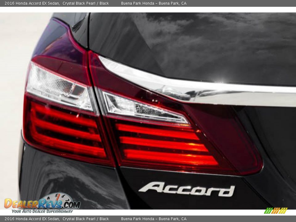 2016 Honda Accord EX Sedan Crystal Black Pearl / Black Photo #10
