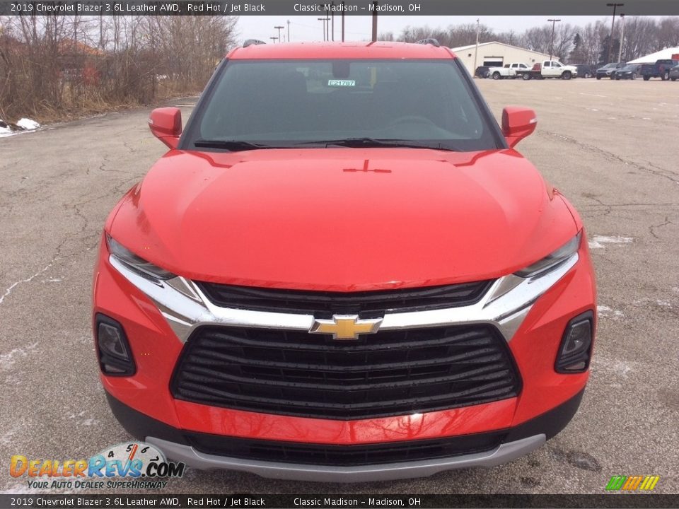 2019 Chevrolet Blazer 3.6L Leather AWD Red Hot / Jet Black Photo #2