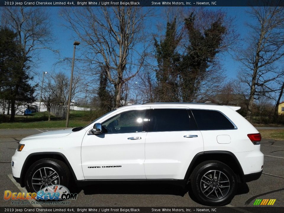 2019 Jeep Grand Cherokee Limited 4x4 Bright White / Light Frost Beige/Black Photo #1