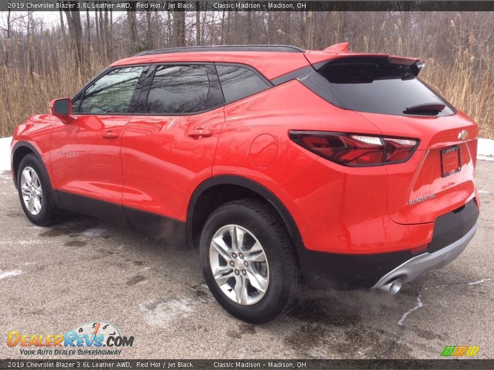 2019 Chevrolet Blazer 3.6L Leather AWD Red Hot / Jet Black Photo #4
